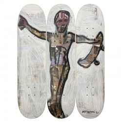 Christ Air Skateboard Mural